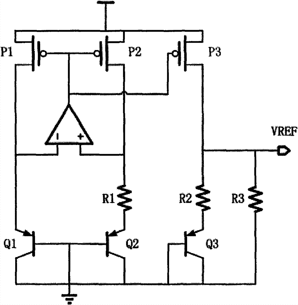 Bandgap voltage generator with curvature compensation