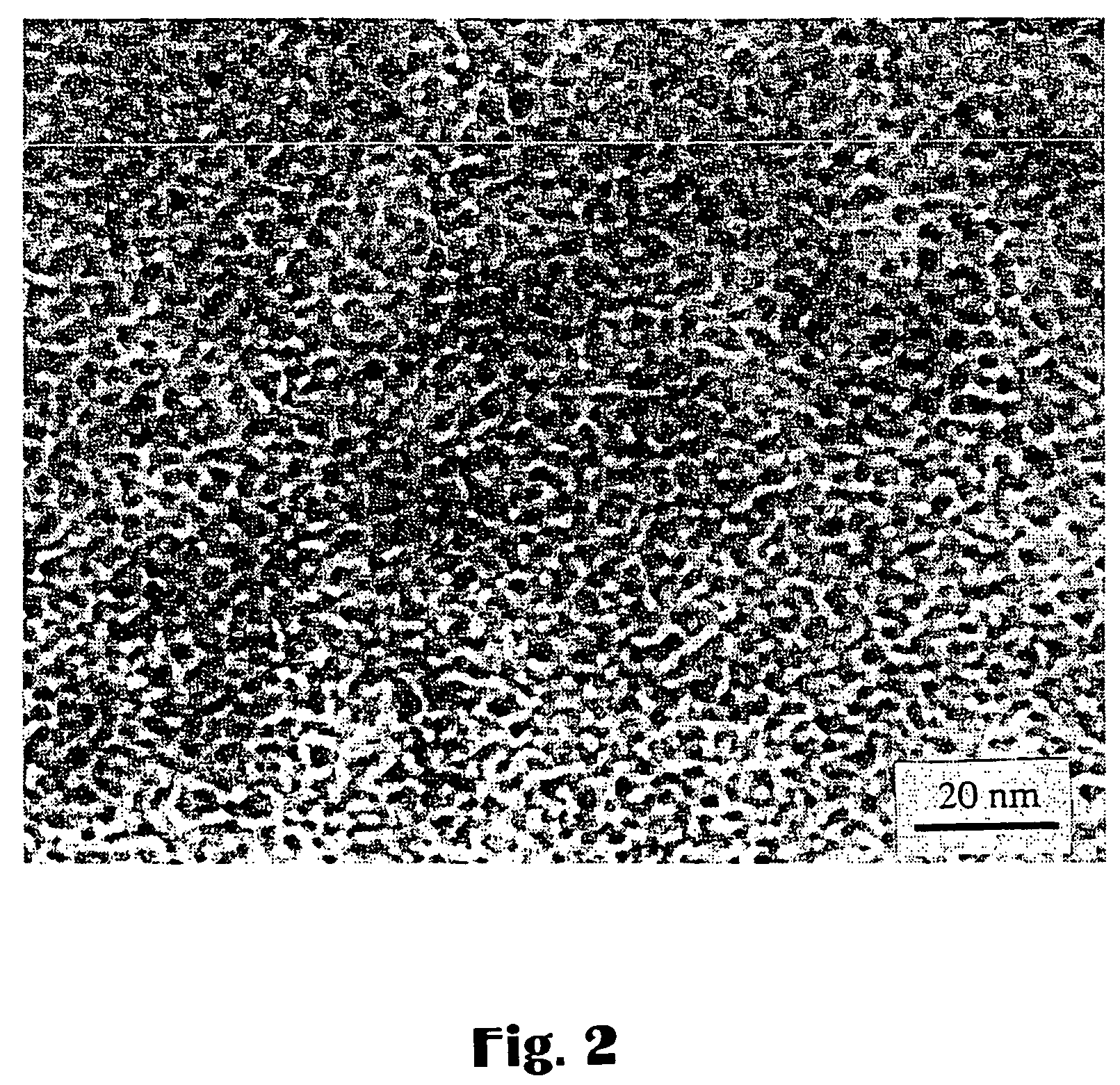 Mesoporous material with active metals