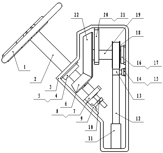 Automatic return method and device for steering wheel of simulation driving device