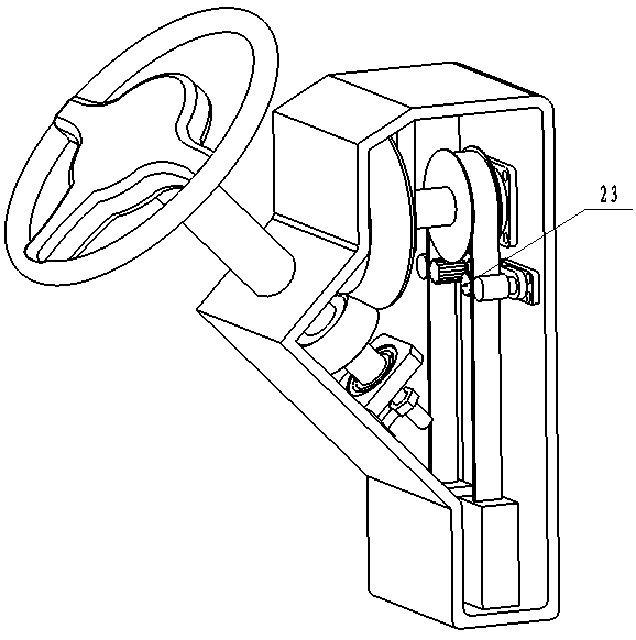 Automatic return method and device for steering wheel of simulation driving device