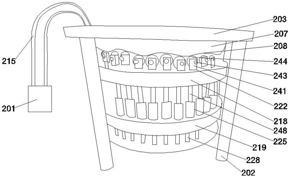 High-efficiency assembly mechanism for bottle caps