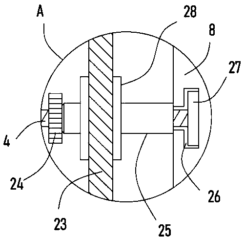 Leather surface cleaning brushing device for leather product production