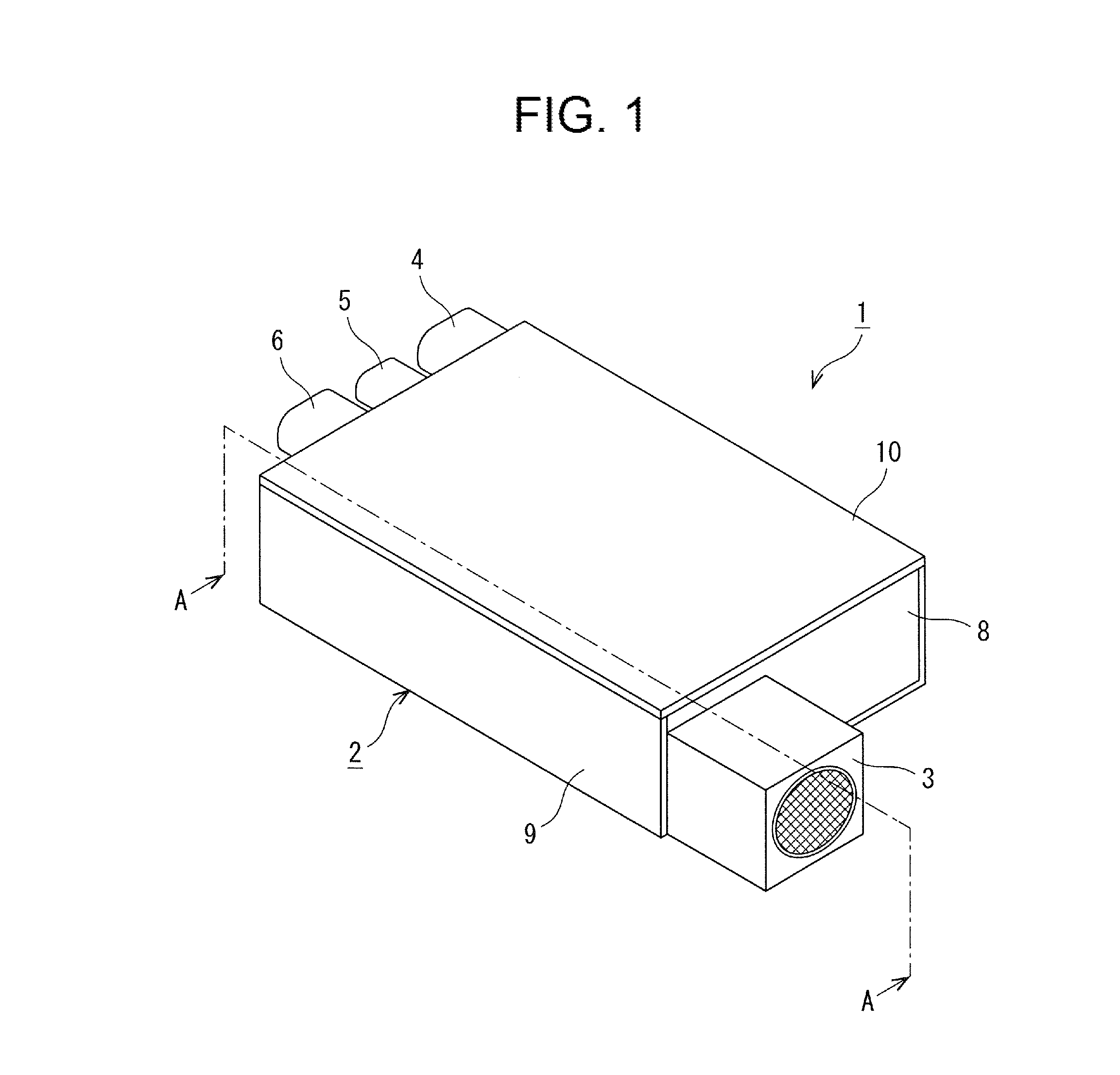 Cooling device and power converter having cooling device