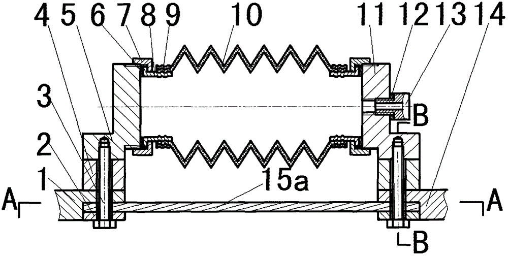 Trapezoid special-shaped leaf spring skeleton flexible joint