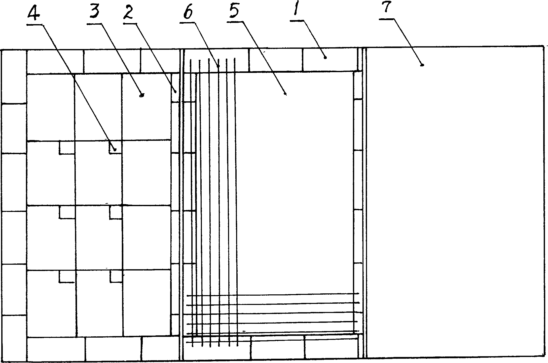 Heat insulating method with foamed plastics for building roof