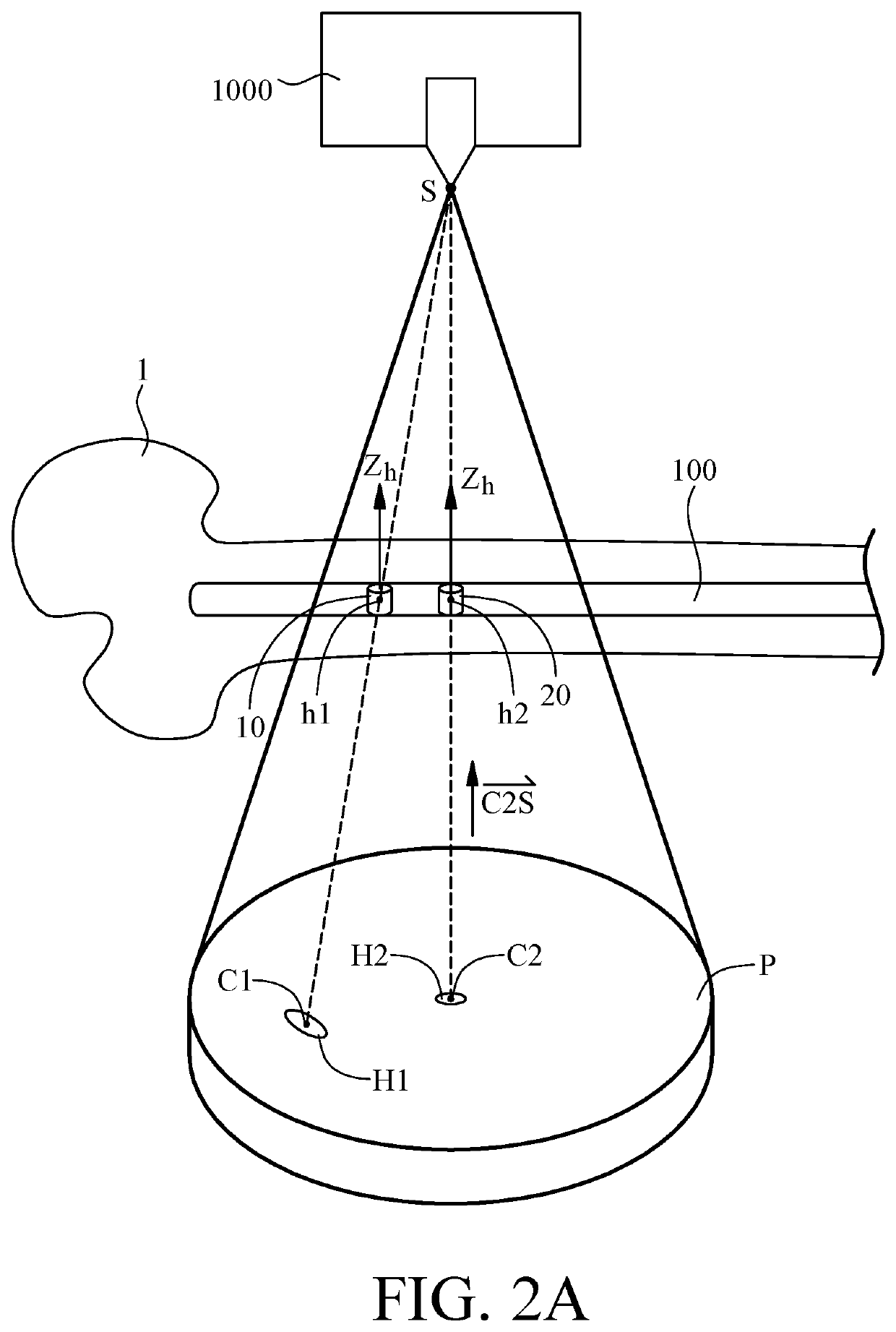 Method of locating center position and axial direction of distal locking hole of intramedullary nail