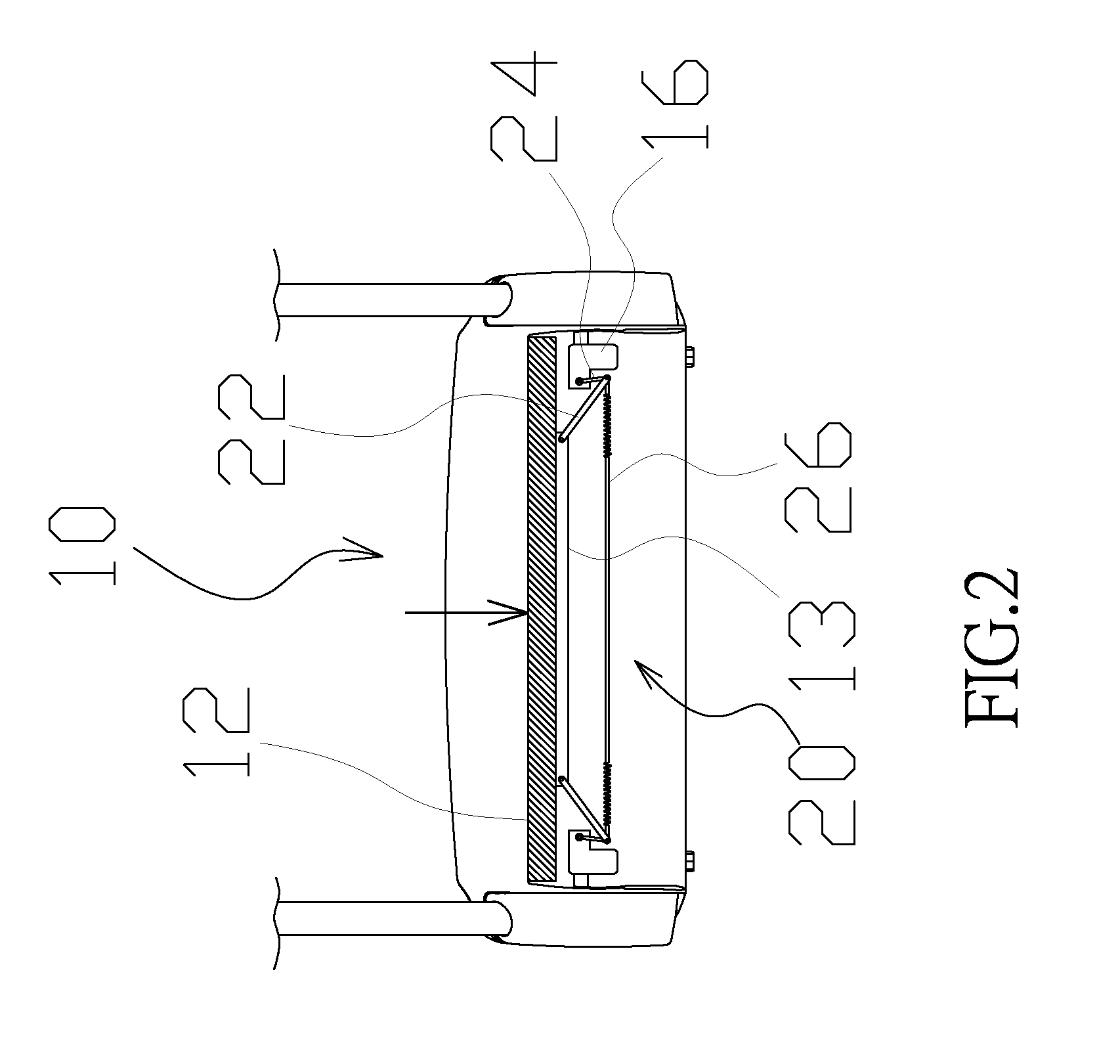 Cushioning mechanism of a treadmill