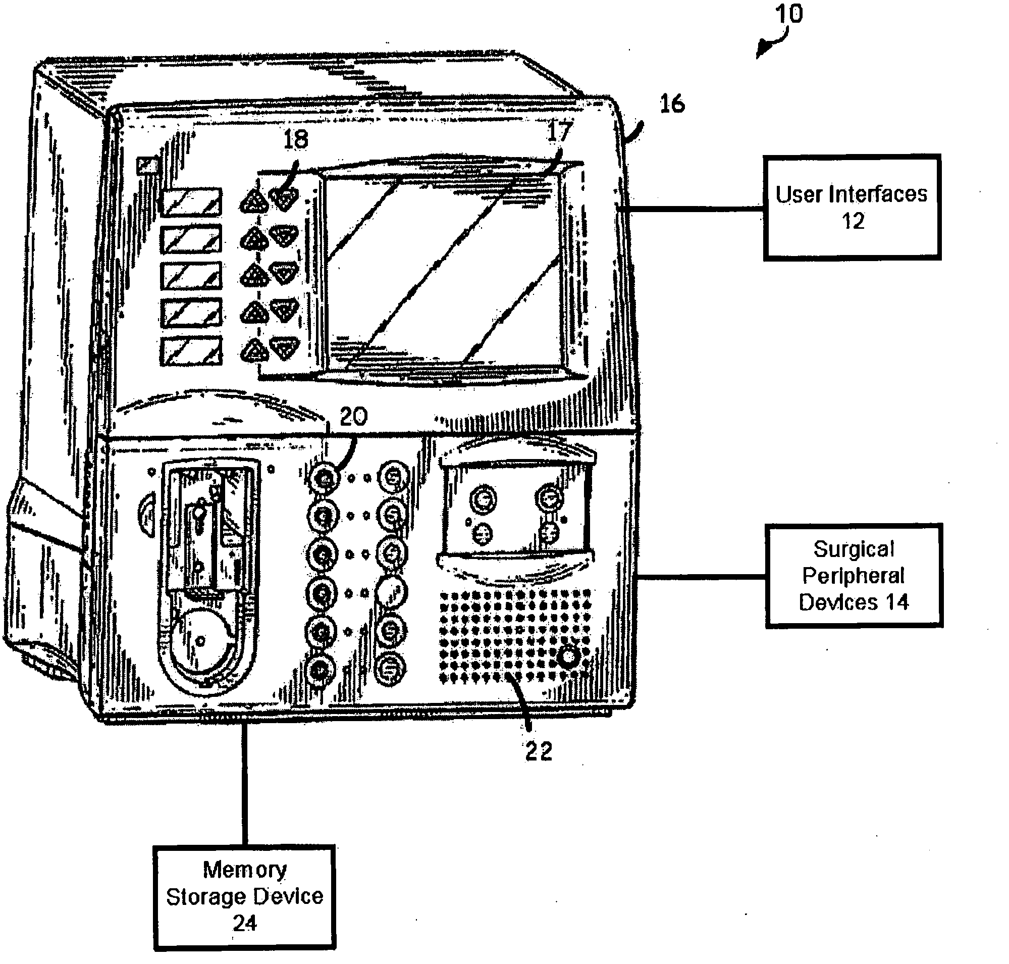 Surgical Console Display Operable to Provide a Visual Indication of a Status of a Surgical Laser