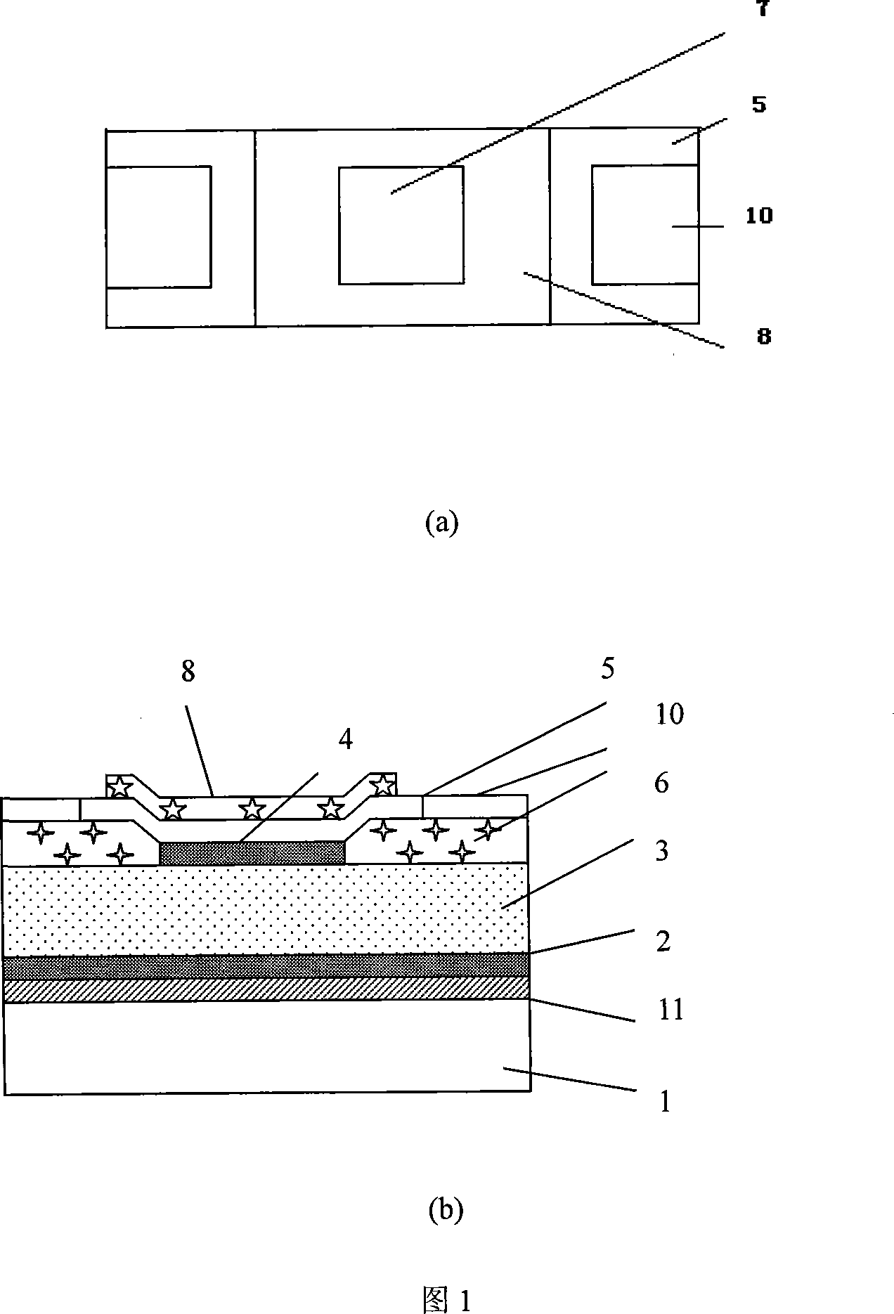 Tellurium-cadmium-mercury infrared detector chip for preventing non-infrared radiation incidence plane response