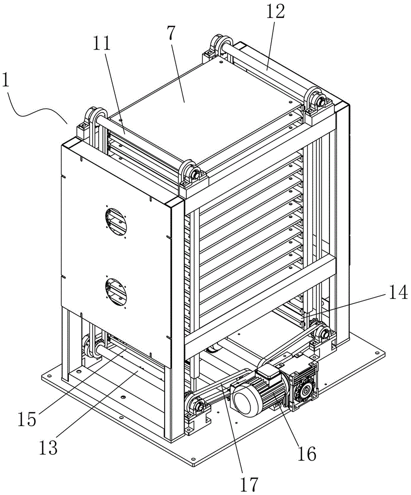 Full-automatic screen printing machine and production line thereof