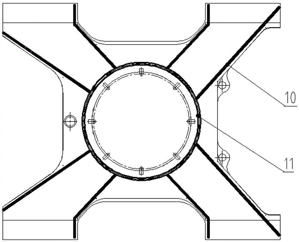 Transitional track planning method for welding robot