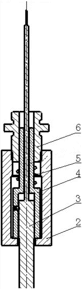 Adjustment device and method for measuring nanometer non-contact optical fiber sensor