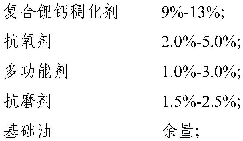 Lubricating grease and preparation method and application thereof