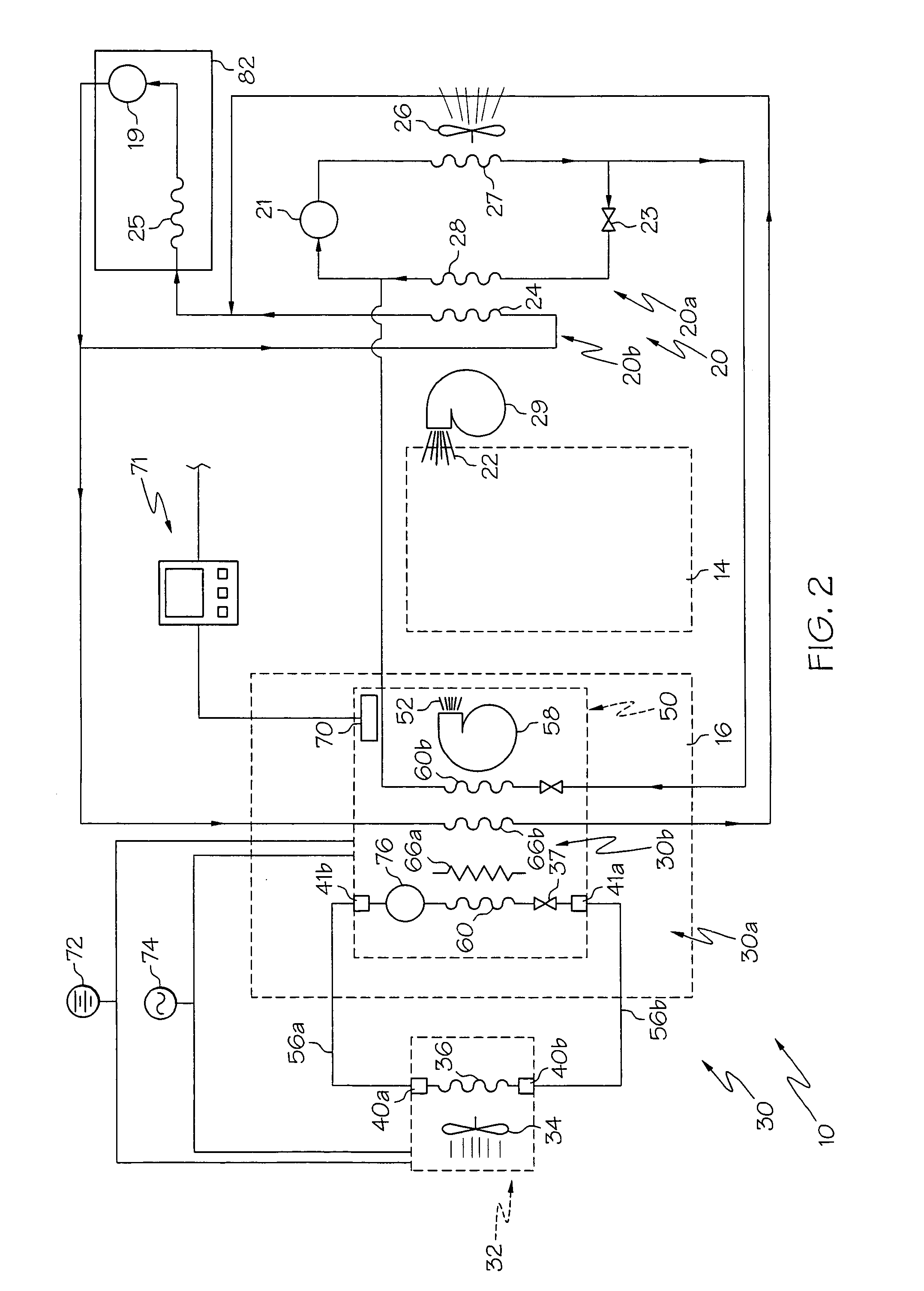 HVAC system for truck sleepers