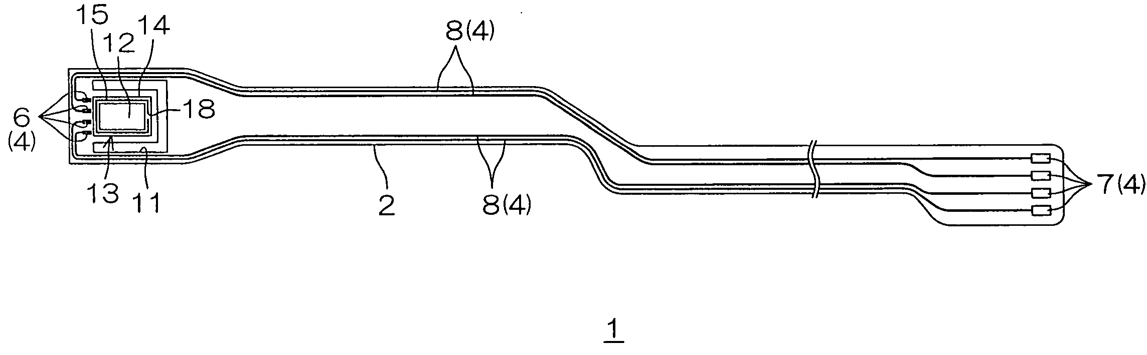 Suspension board with circuit