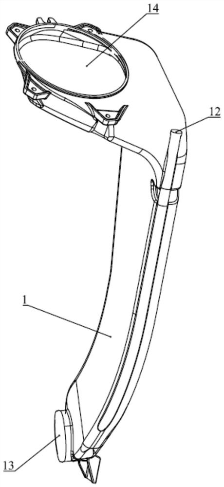 A water-cooled condenser and an integrated washing and drying machine