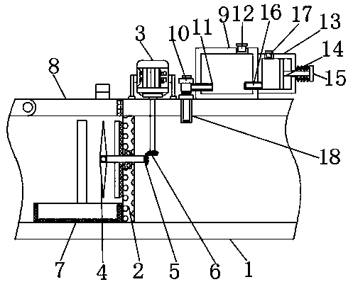 Conveying pipeline for sewage treatment