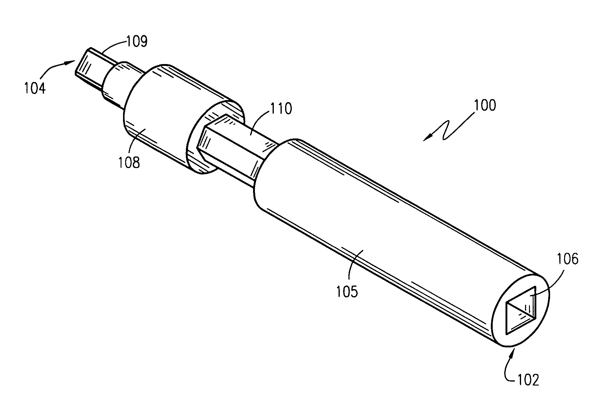 Adjustable socket wrench extension