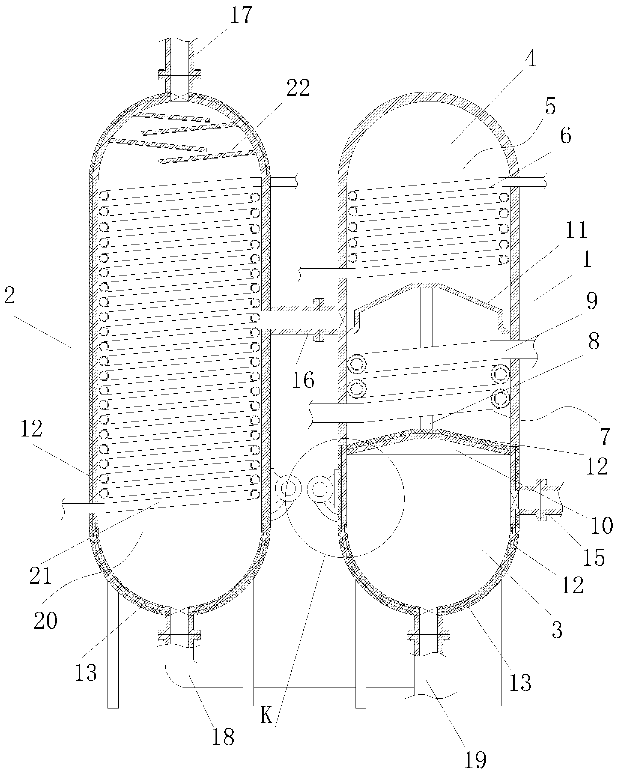 Cyclohexyl isocyanate rectification column