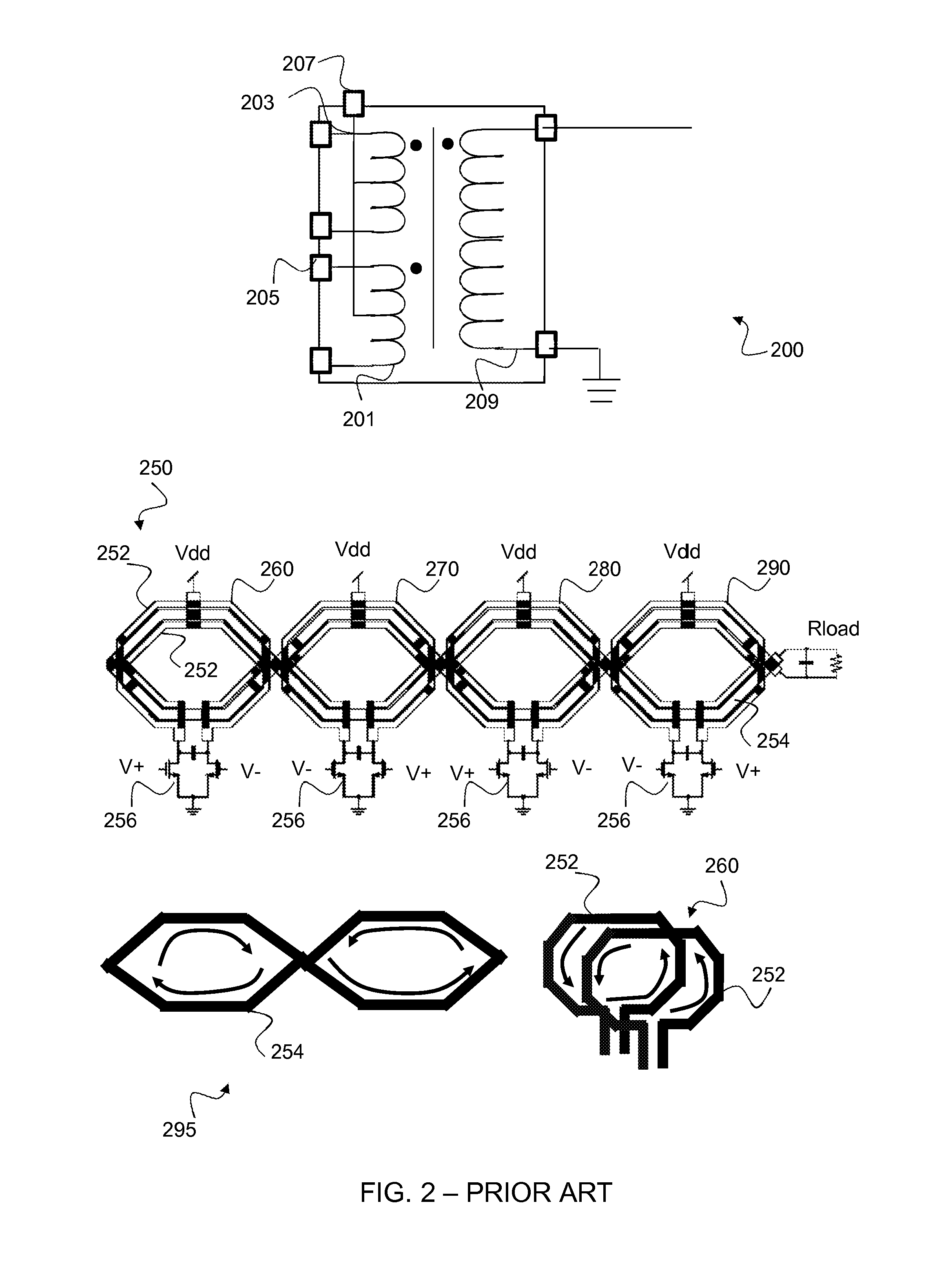 Radio frequency transmitter, power combiners and terminations therefor