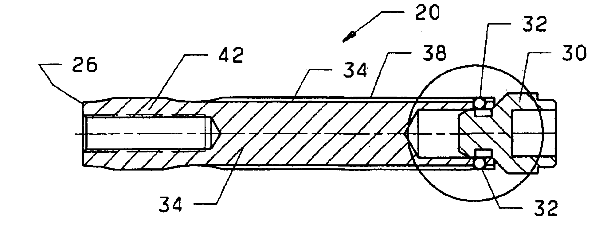 Smooth collet for pulling fuel rods