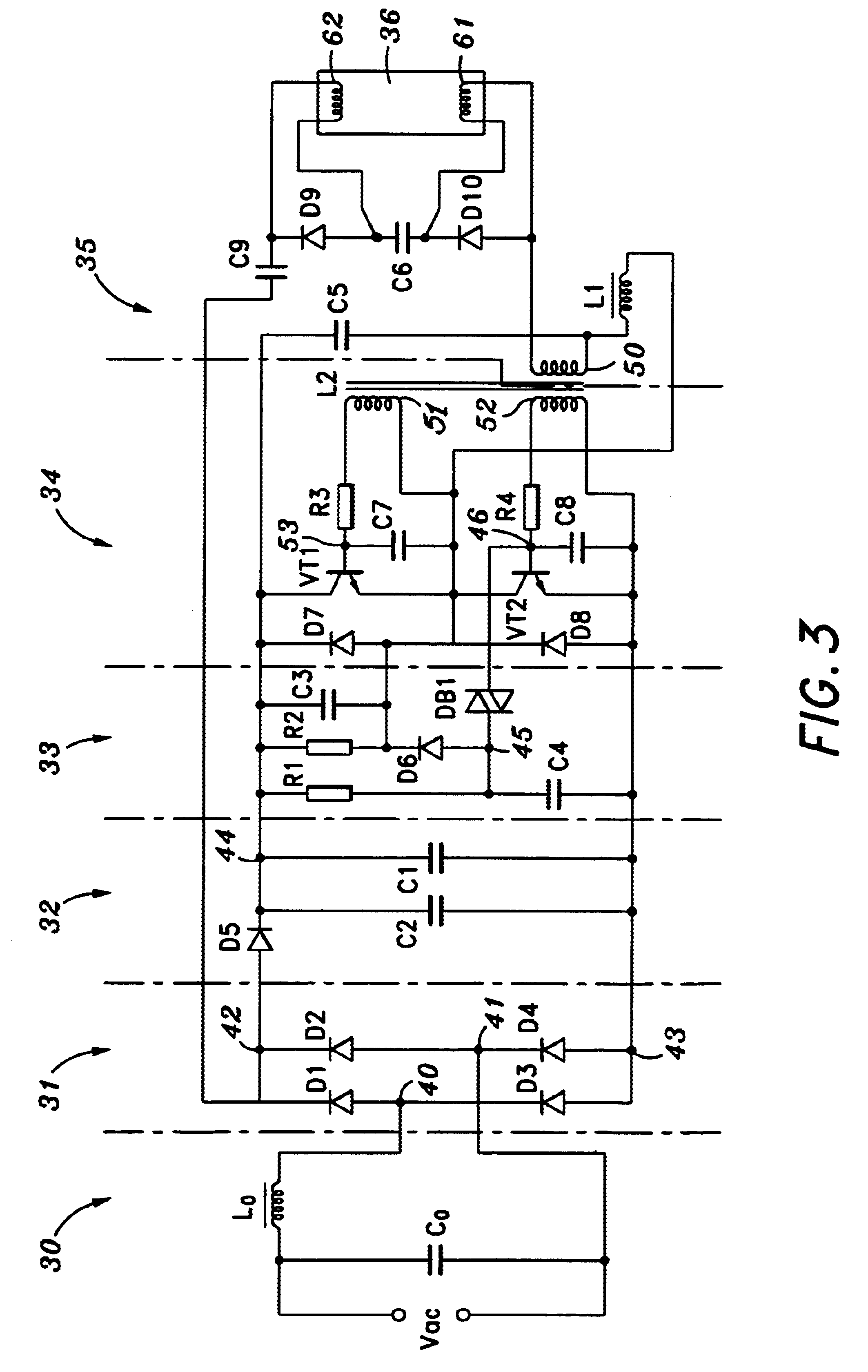 Control circuit for dimming fluorescent lamps