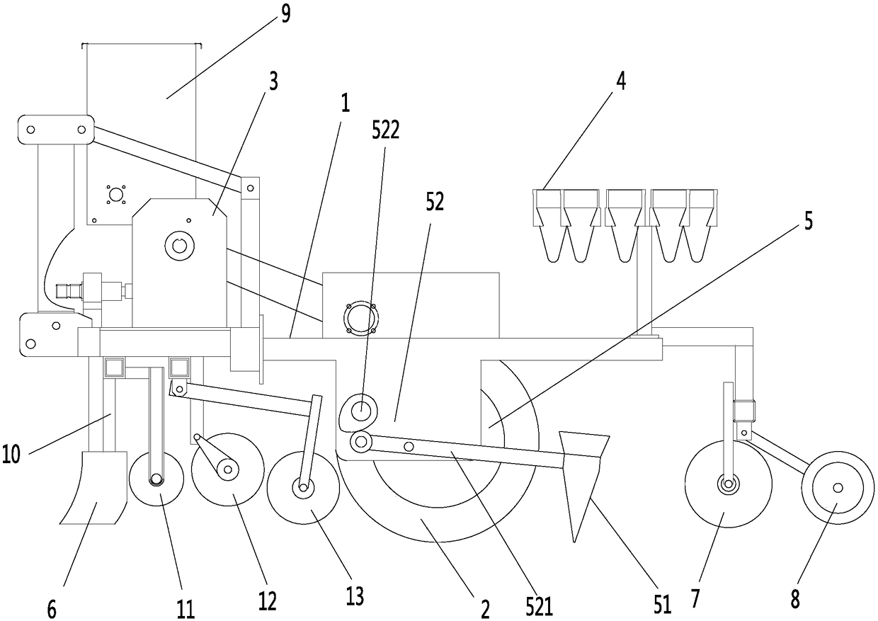 Seedling planting machine