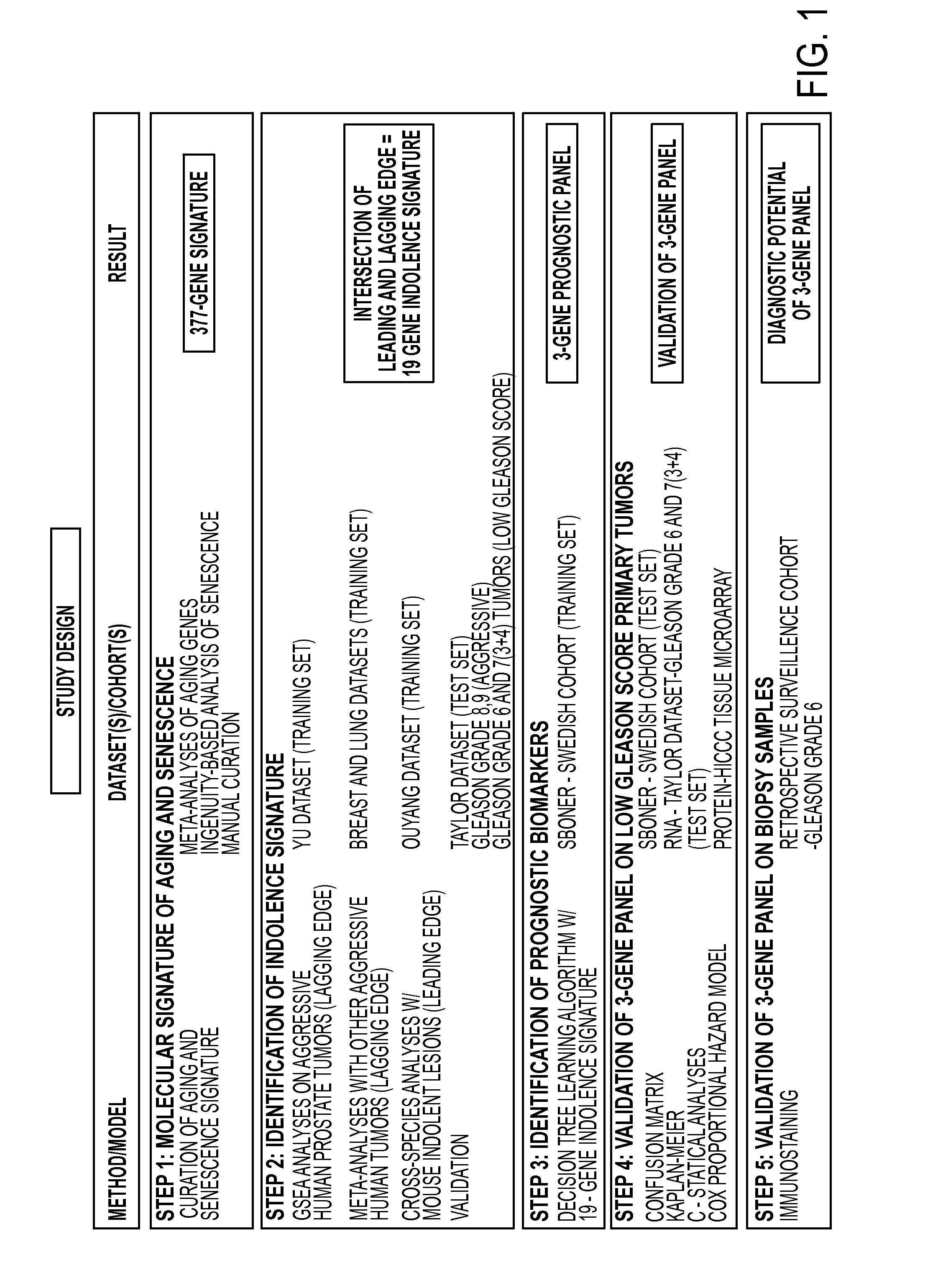 Diagnostic Markers of Indolent Prostate Cancer