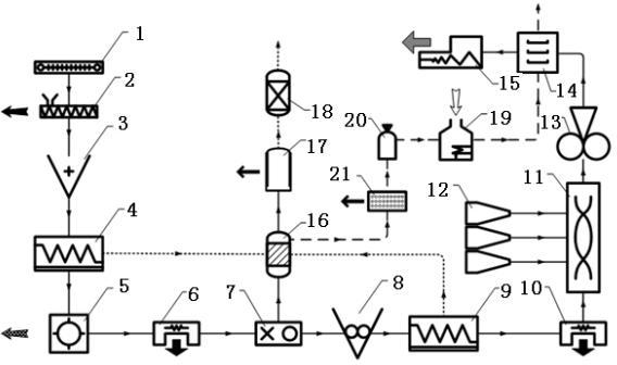 Municipal refuse treatment device and method