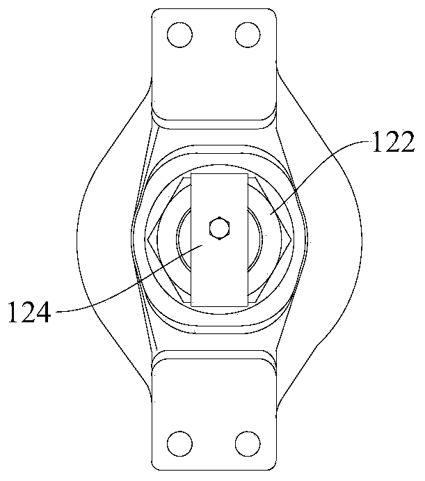 Crawler belt tensioning device and crawler belt type engineering machinery