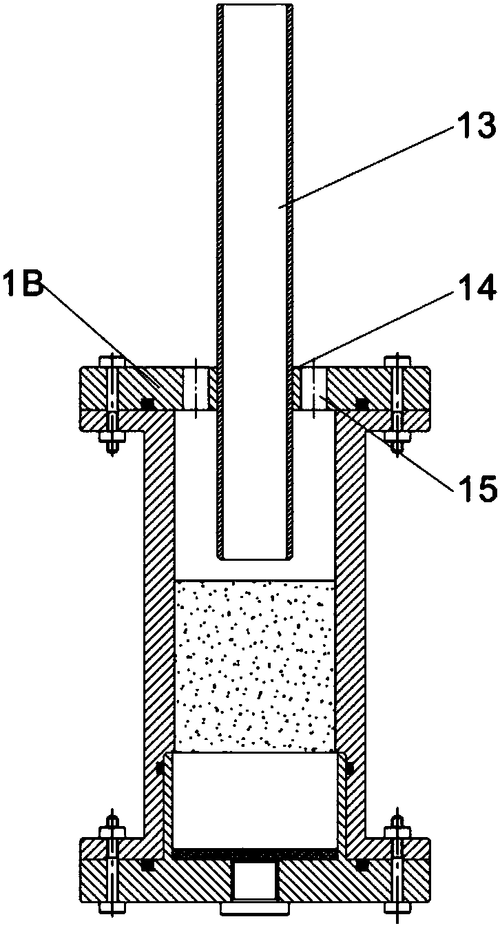 Device for measuring anti-leaking and leaking-blocking performance of gel under complex stratum and application method of device