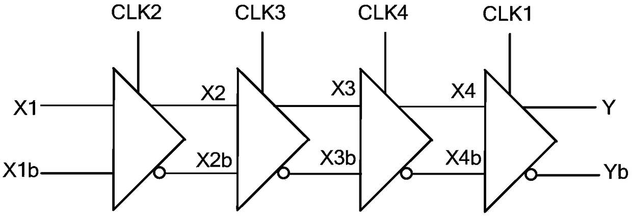 A controllable diode bootstrap adiabatic circuit and four-stage inverter/buffer