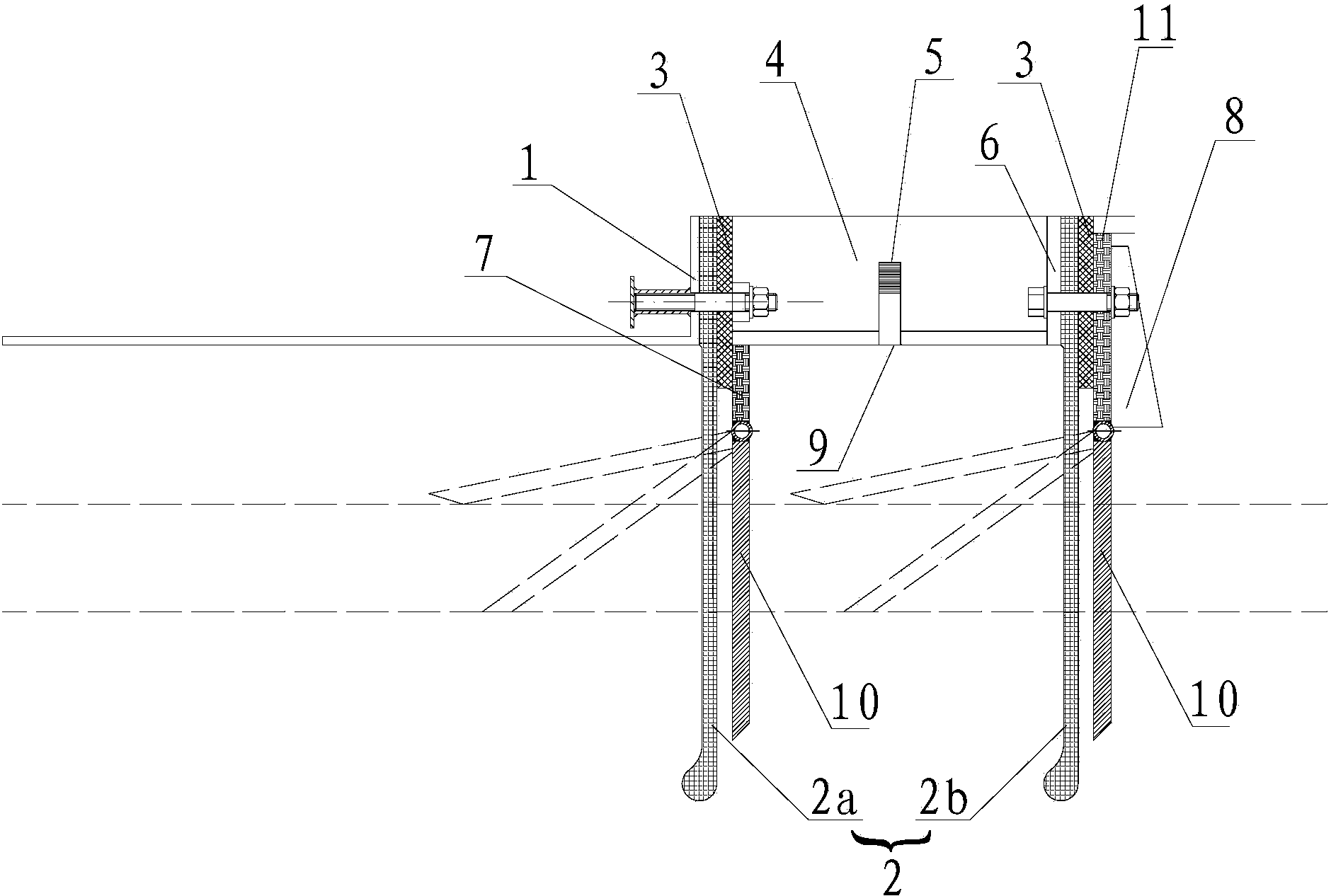 Double-layer water-stopping steel ring for shield starting tunnel portal and mounting method of double-layer water-stopping steel ring