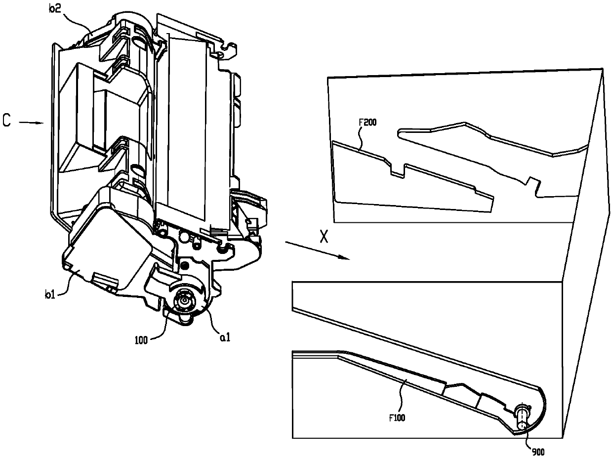 Processing box and driving component