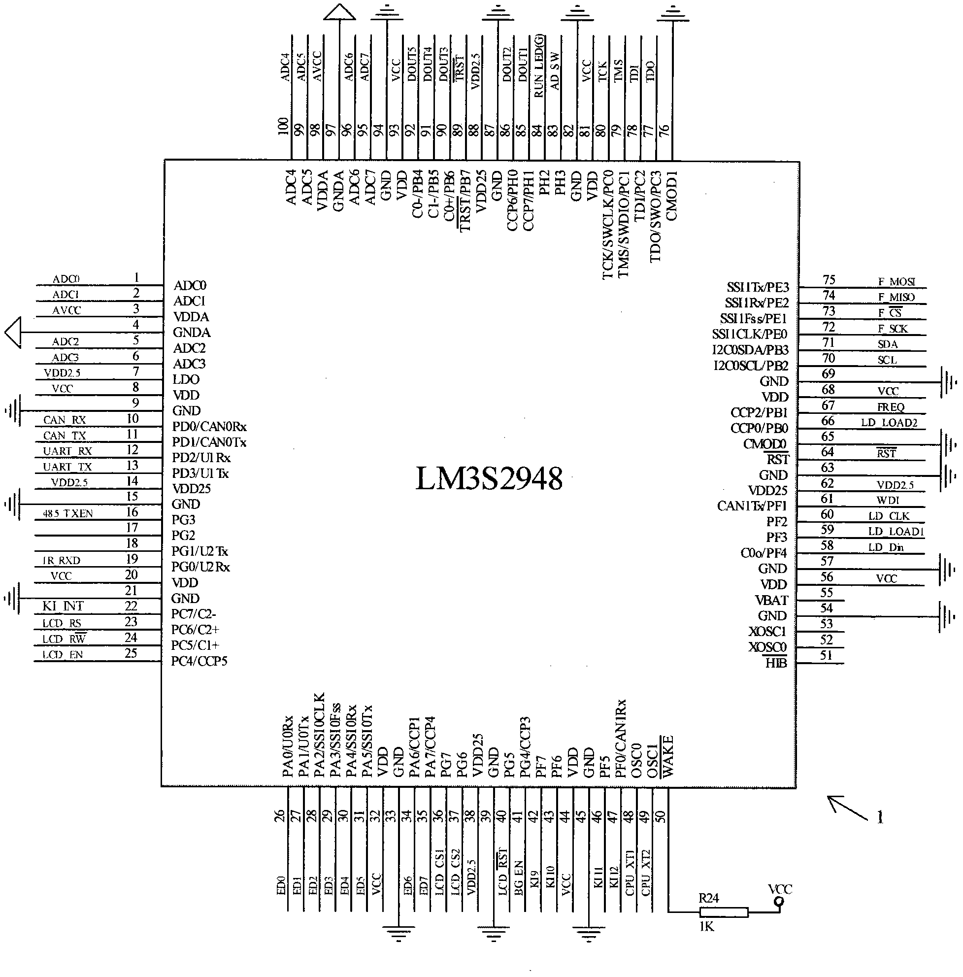 Comprehensively protecting measurement and control device for mine