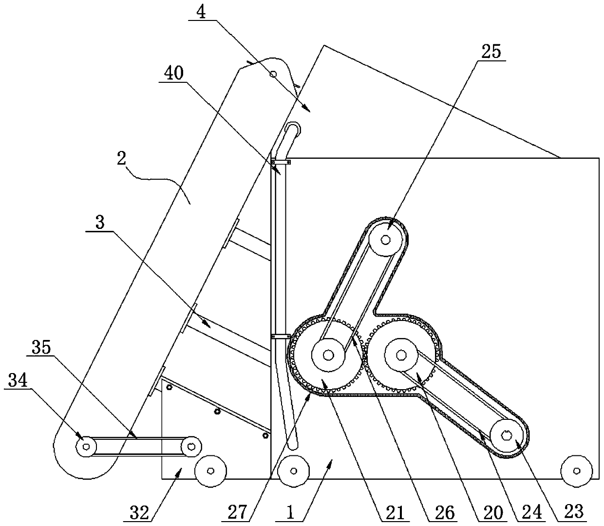 Forestry waste recycling device