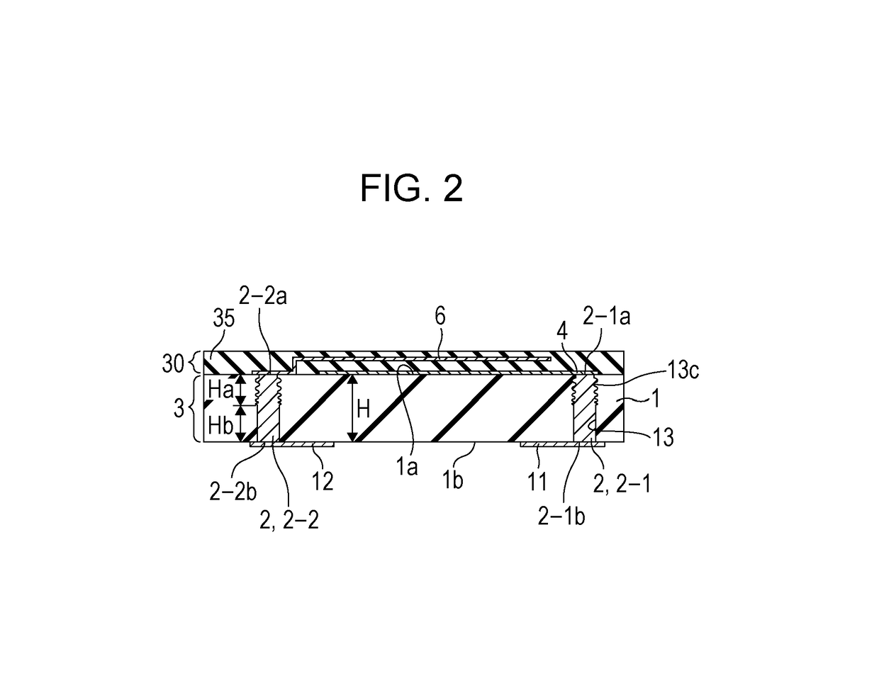 Method of producing through wiring substrate and method of producing device