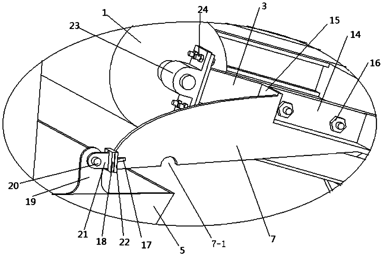 Continuous type mixing station stock bin with online sampling device and sampling method