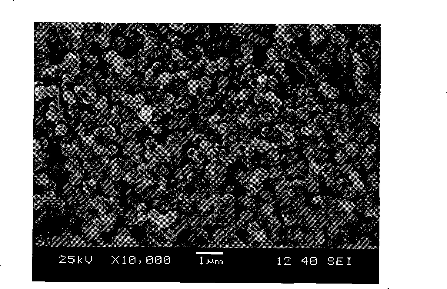 Method for synthesizing ferrimagnetism hollow microballoons