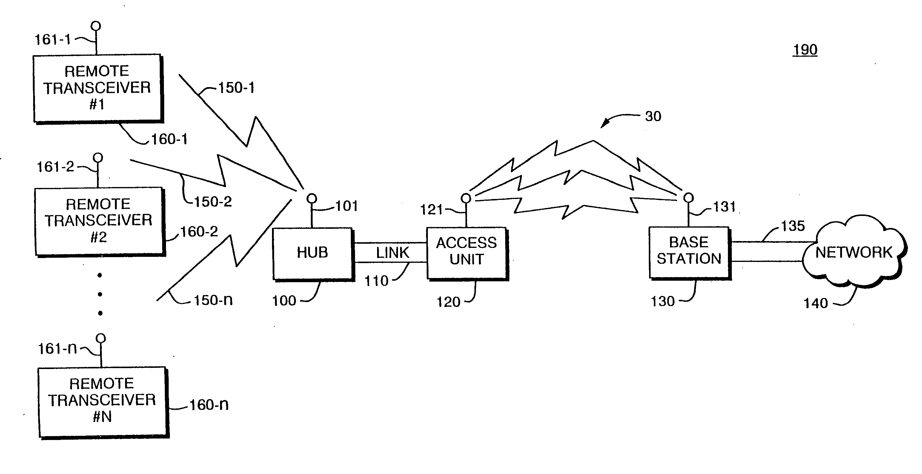 Two tier hi-speed wireless communication link