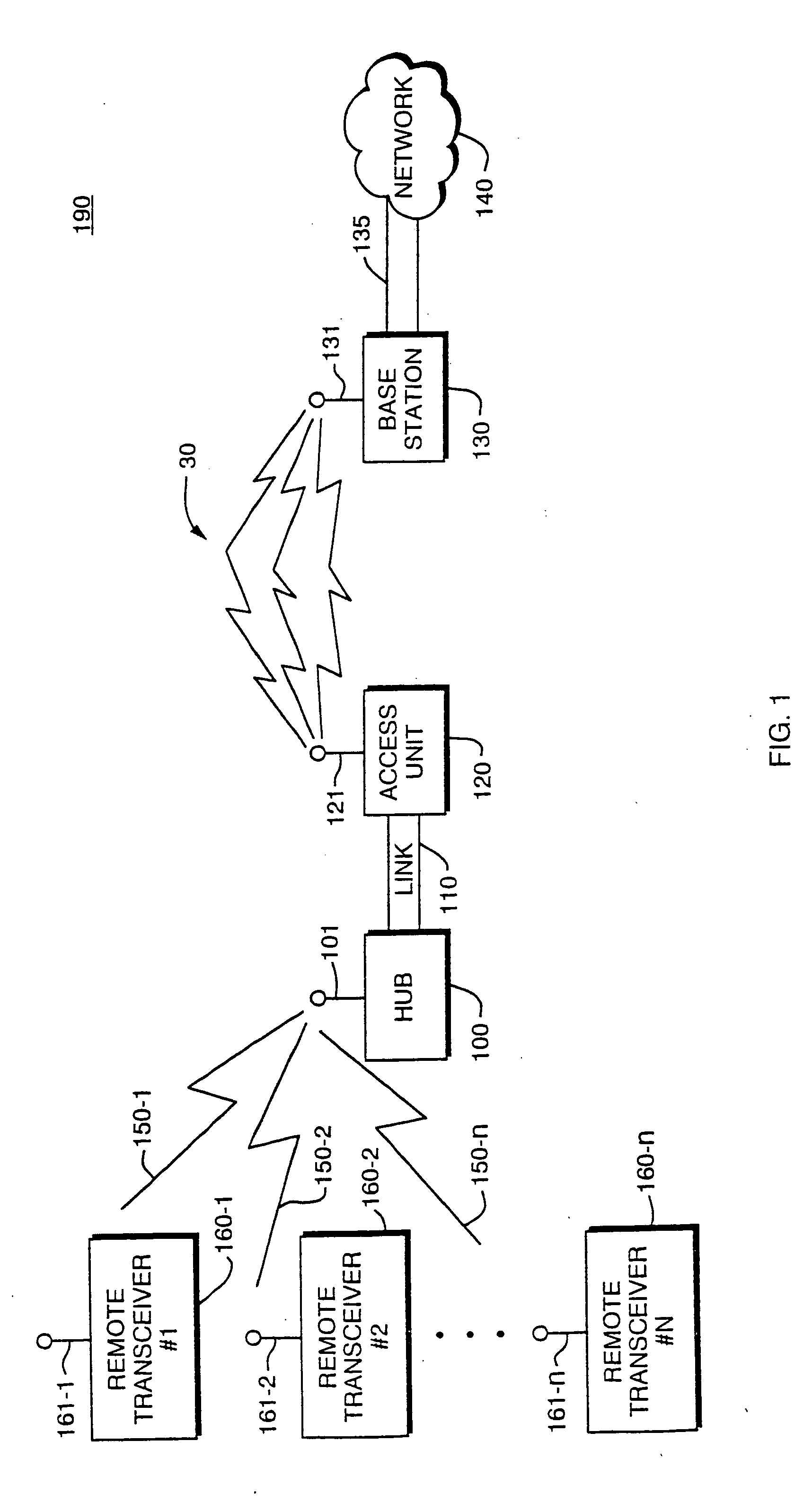 Two tier hi-speed wireless communication link