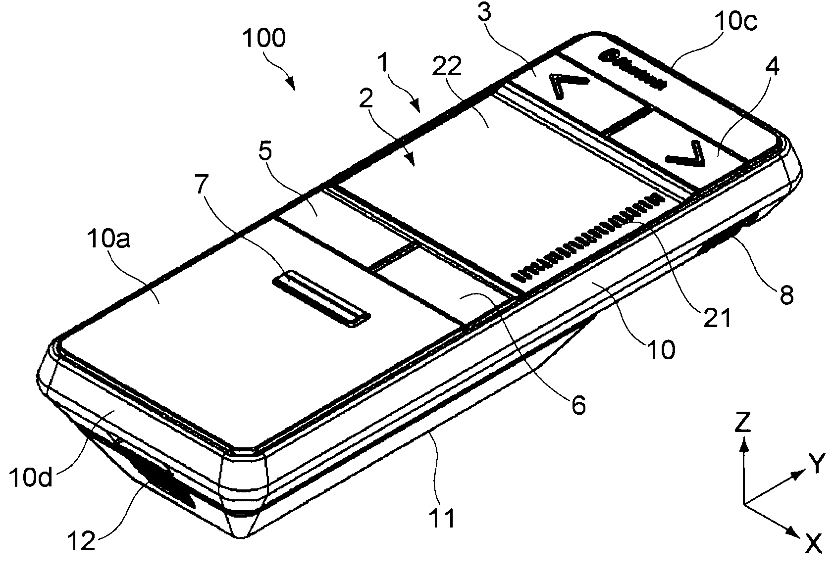 Portable electronic apparatus