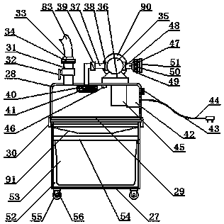 Uterine curettage device for gynaecology and obstetrics department