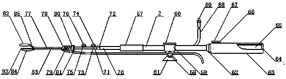 Uterine curettage device for gynaecology and obstetrics department