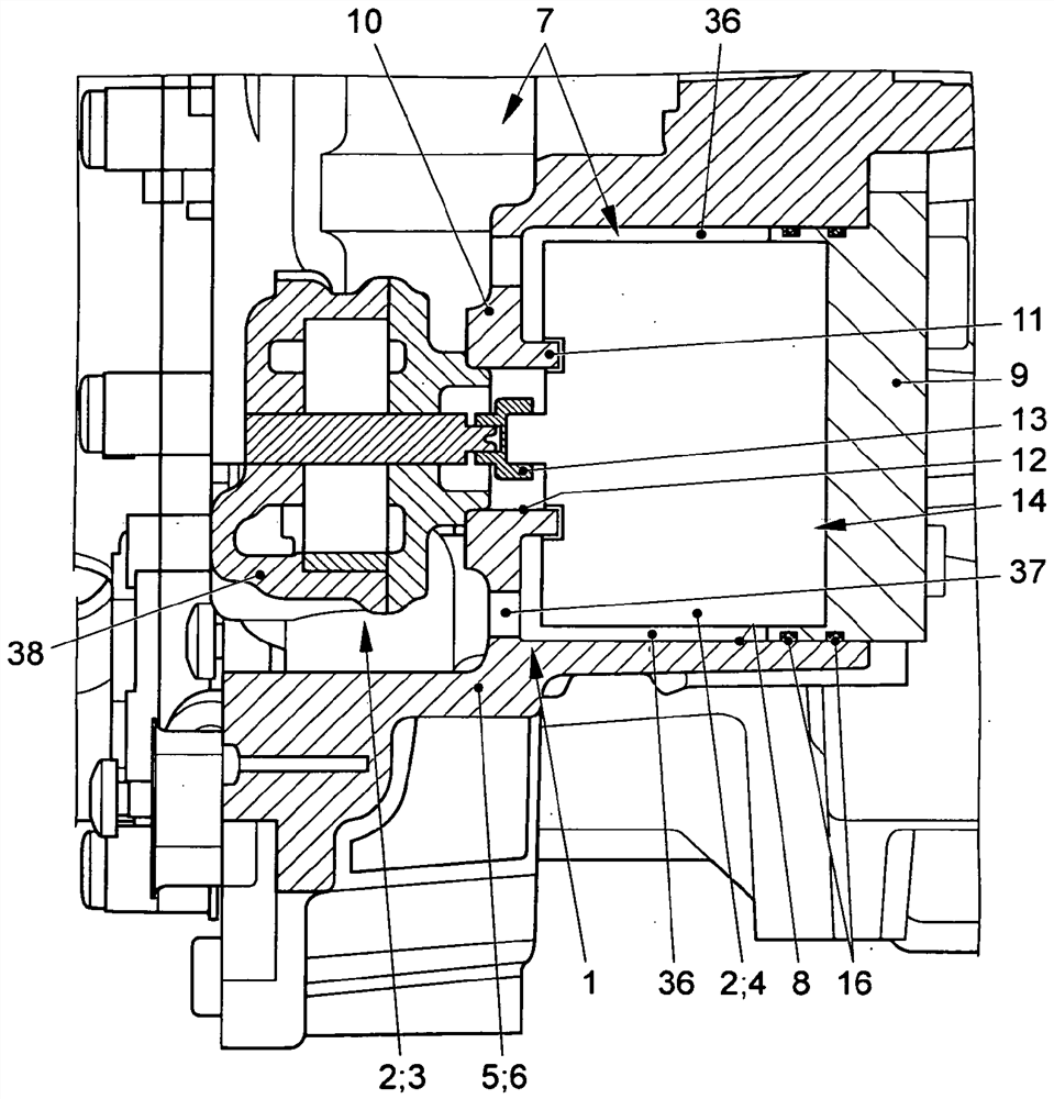 Oil pump devices for motor vehicles