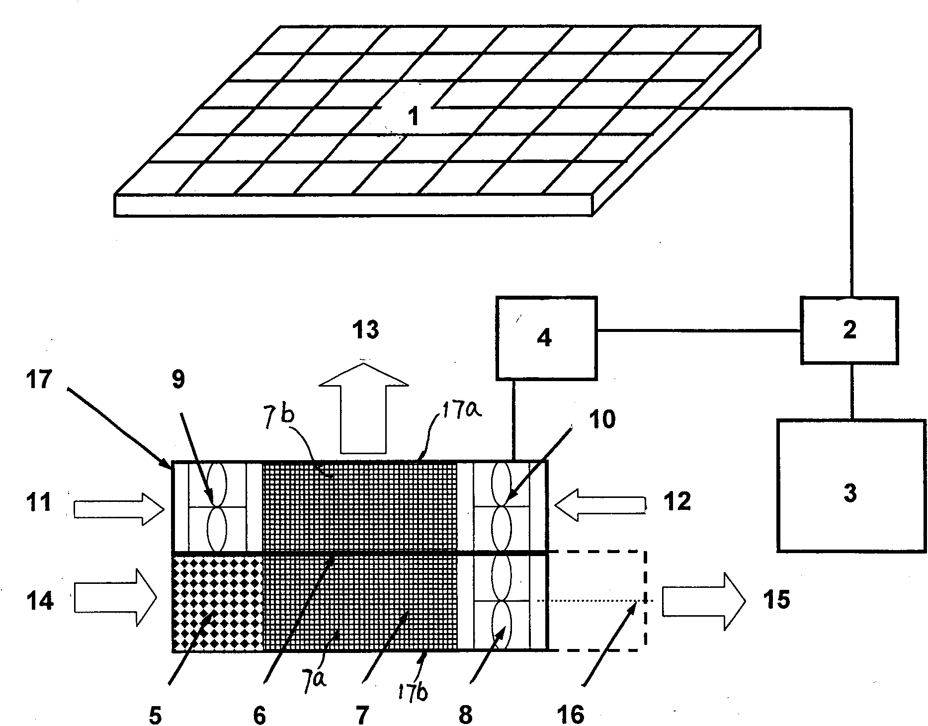 Evaporation type automobile parking ventilating and cooling system