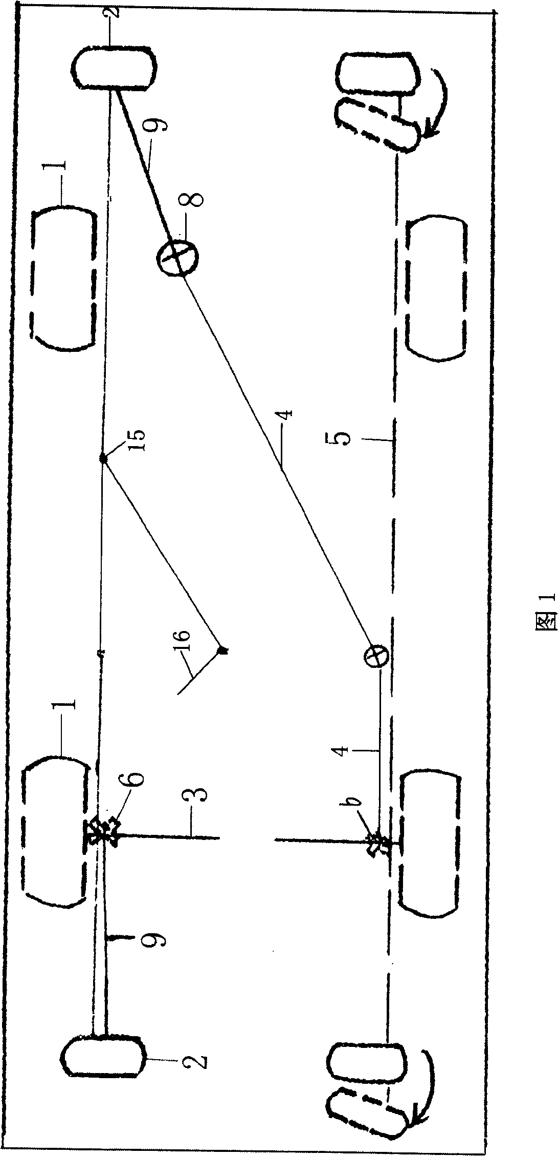 Automobile capable of being ridden in left or right direction