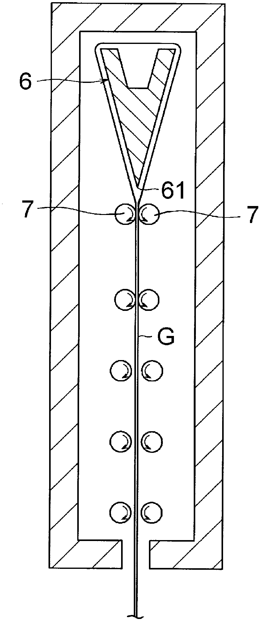 Method for producing glass film, method for treating glass film and glass film laminate