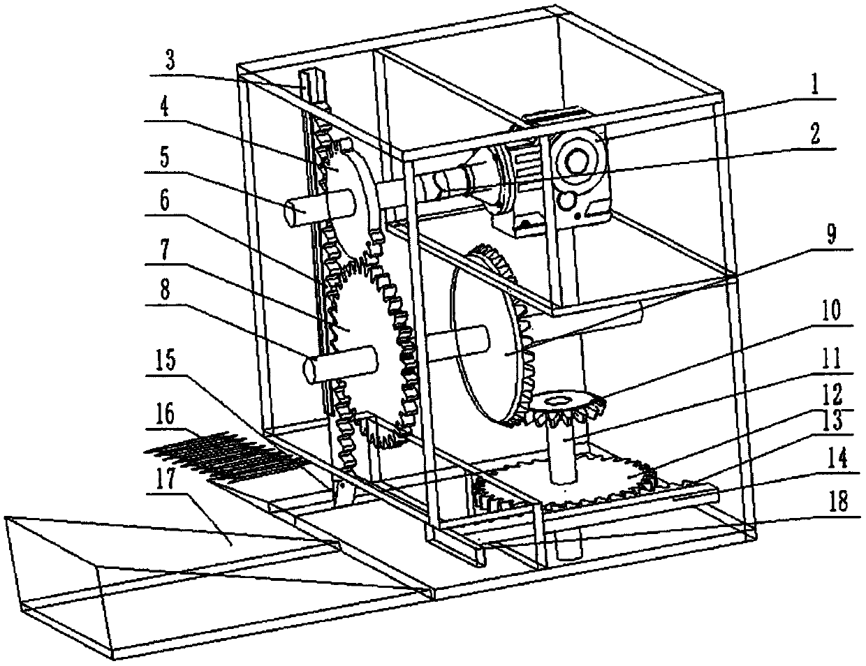 Cutting and collecting device for automobile air conditioner filter elements