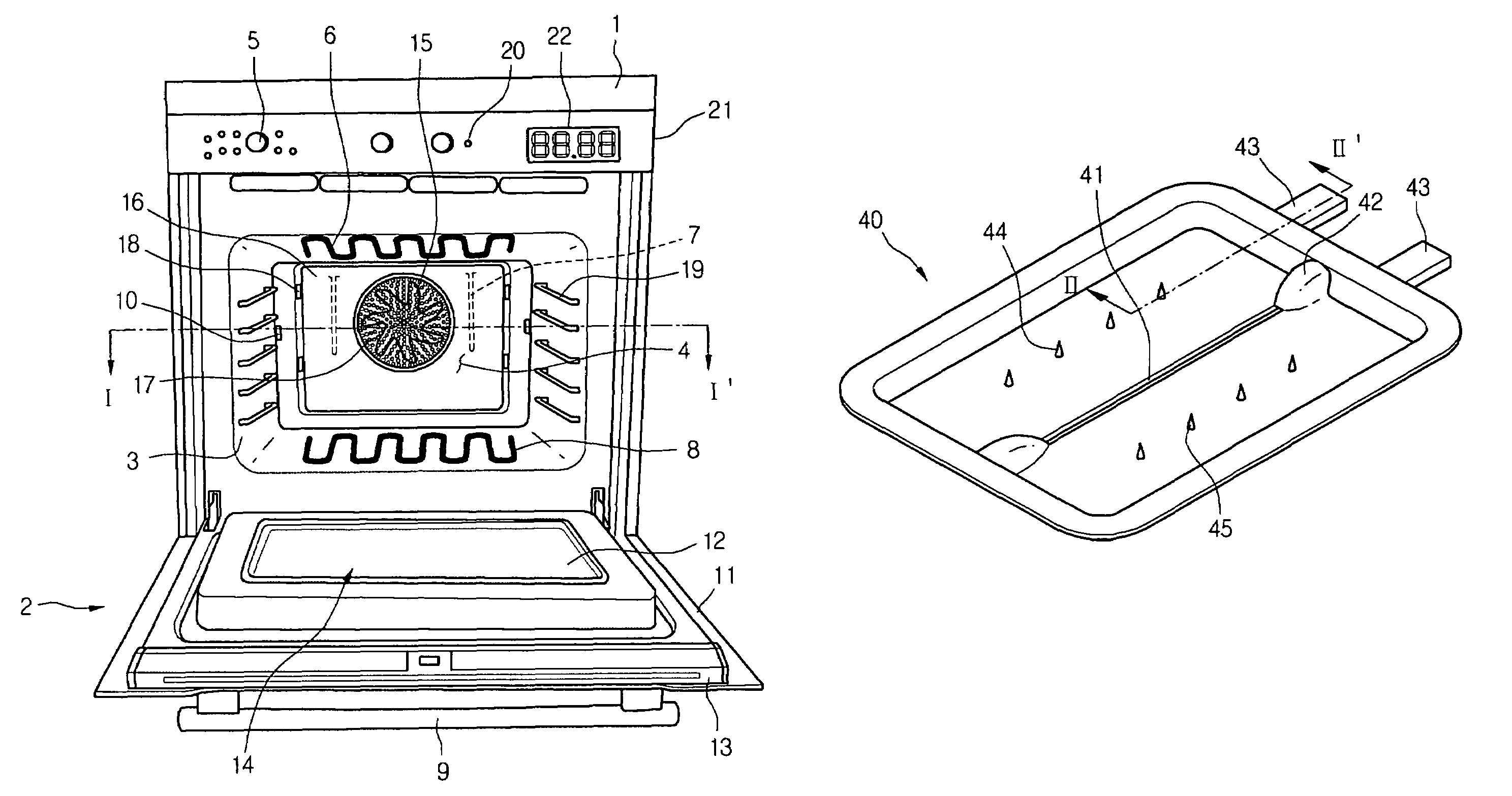 Oven and heating unit of oven